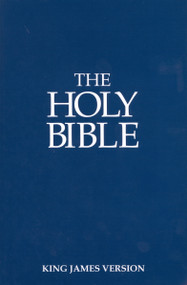 KJV Economy Bible (Softcover, Blue) by Hendrickson Publishers, 9781565633254