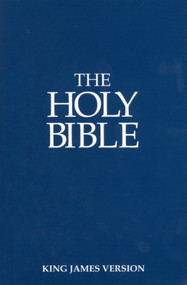 KJV Economy Bible (Softcover, Blue) by Hendrickson Publishers, 9781565633254