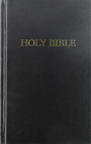KJV Pew Bible (Hardcover, Black) by Hendrickson Publishers, 9781598562187