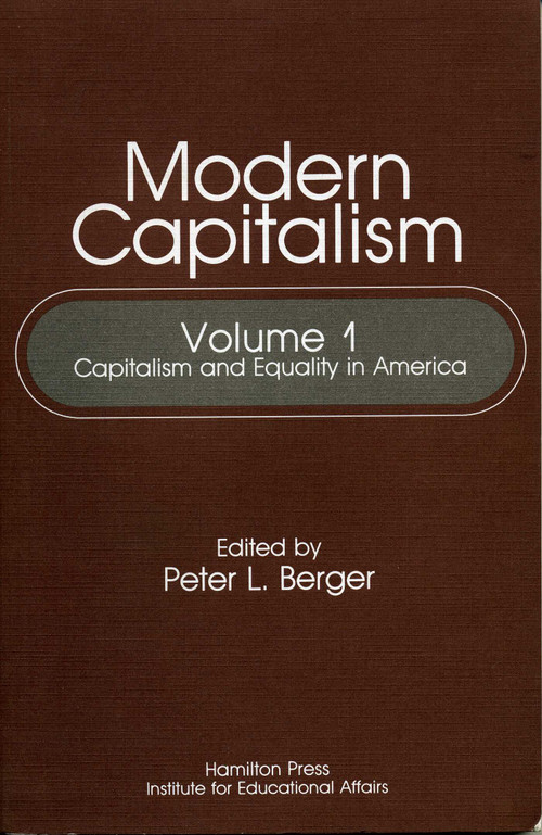 Capitalism and Equality in America by Nordal Akerman, 9780819155733