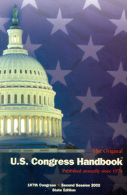 The Original U.S. Congress Handbook, 2002 by Amy K. Mitchell, 9781590770047