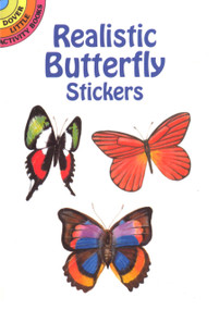 Realistic Butterfly Stickers by Jan Sovak, 9780486412641