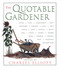 Quotable Gardener by Charles Elliott, 9781585745449