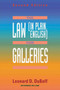 The Law (in Plain English) for Galleries by Leonard D. DuBoff, 9781581150261