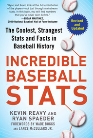 Incredible Baseball Stats (The Coolest, Strangest Stats and Facts in Baseball History) - 9781683583189 by Kevin Reavy, Ryan Spaeder, Wade Boggs, Lance McCullers, 9781683583189