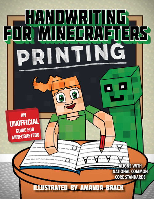 Handwriting for Minecrafters: Printing by Sky Pony Press, Amanda Brack, 9781510732537