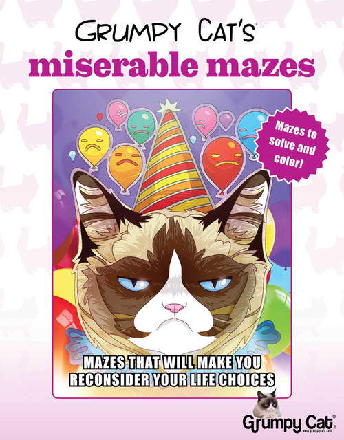 Grumpy Cat's Miserable Mazes (Mazes That Will Make You Reconsider Your Life Choices) by Racehorse for Young Readers, 9781631582097