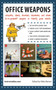 Office Weapons (Catapults, Darts, Shooters, Tripwires, and Other Do-It-Yourself Projects to Fortify Your Cubicle) by Instructables.com Instructables.com, Mike Warren, 9781620877081