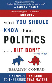 What You Should Know About Politics . . . But Don't (A Non-Partisan Guide to the Issues That Matter) by Jessamyn Conrad, 9781611454758