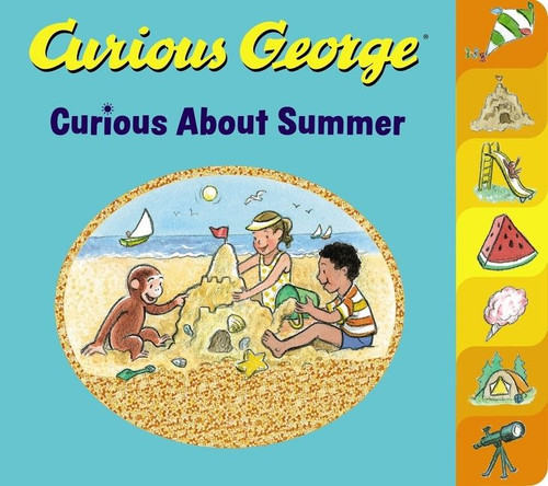 Curious George Curious About Summer Tabbed by H. A. Rey, 9781328857712