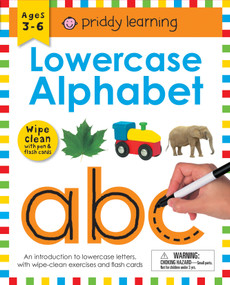 Lowercase Alphabet (Wipe Clean Workbook) (An introduction to lowercase letters with practical exercises to do again and again) by Roger Priddy, 9780312525804