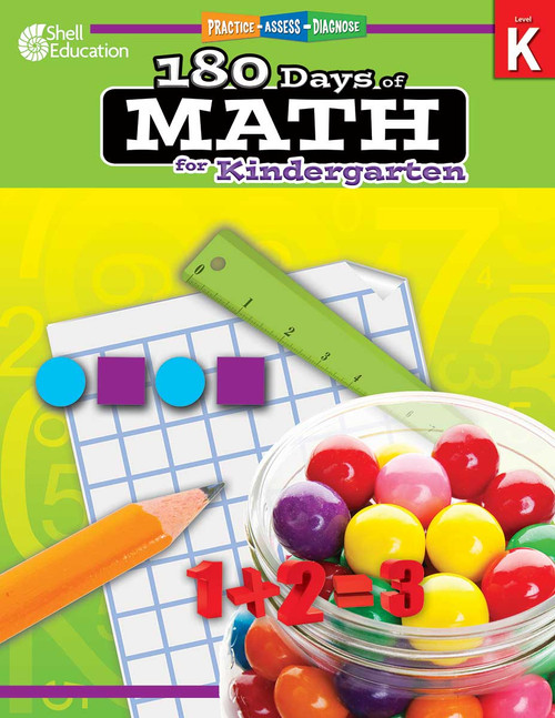 180 Days®: Math for Kindergarten (Practice, Assess, Diagnose) by Jodene Lynn Smith, Jodene Smith, Jodene Smith, Jodene Smith, 9781425808037