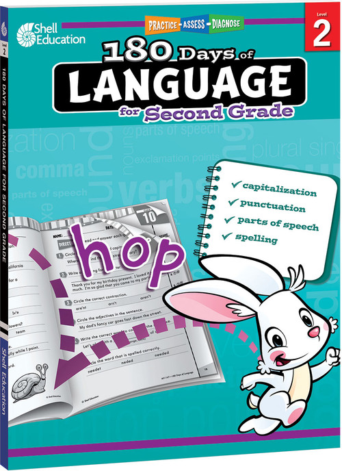 180 Days™: Language for Second Grade (Practice, Assess, Diagnose) by Christine Dugan, 9781425811679