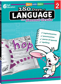 180 Days®: Language for Second Grade (Practice, Assess, Diagnose) by Christine Dugan, 9781425811679