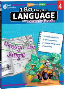180 Days™: Language for Fourth Grade (Practice, Assess, Diagnose) by Suzanne Barchers, Suzanne I. Barchers, Suzanne Barchers, Suzanne Barchers, Suzanne Barchers, Suzanne Barchers, Suzanne Barchers, Suzanne Barchers, Suzanne Barchers, 9781425811693