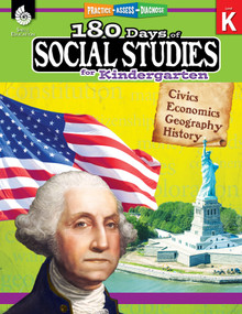180 Days®: Social Studies for Kindergarten (Practice, Assess, Diagnose) by Kathy Flynn, 9781425813925