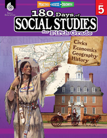 180 Days™: Social Studies for Fifth Grade (Practice, Assess, Diagnose) by Catherine Cotton, Patricia Elliott, Melanie Joye, 9781425813970
