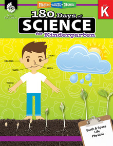 180 Days™: Science for Kindergarten (Practice, Assess, Diagnose) by Lauren Homayoun, 9781425814069