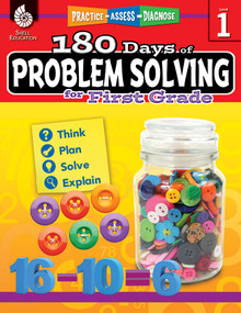 180 Days™: Problem Solving for First Grade (Practice, Assess, Diagnose) by Kristy Stark, 9781425816131