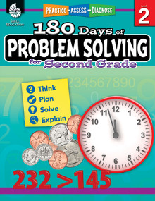 180 Days™: Problem Solving for Second Grade (Practice, Assess, Diagnose) by Donna Ventura, 9781425816148