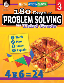 180 Days™: Problem Solving for Third Grade (Practice, Assess, Diagnose) by Kristin Kemp, 9781425816155