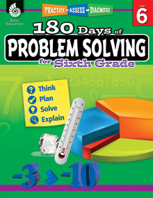 180 Days™: Problem Solving for Sixth Grade (Practice, Assess, Diagnose) by Stacy Monsman, 9781425816186