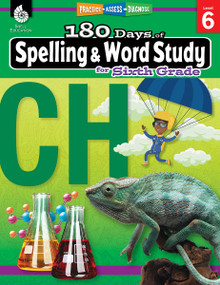 180 Days®: Spelling and Word Study for Sixth Grade (Practice, Assess, Diagnose) by Shireen Pesez Rhoades, 9781425833145