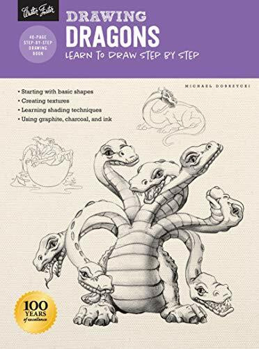 Drawing: Dragons (Learn to draw step by step) by Michael Dobrzycki, 9781633227859