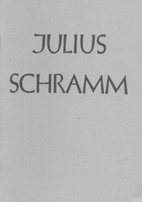 Julius Schramm by Hugo Kuekelhaus, 9781879535121