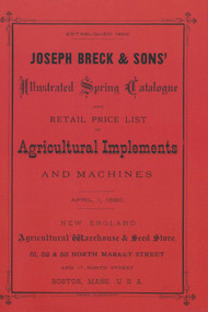 Joseph Breck & Sons' 1880 Catalogue by Joseph Breck, 9781931626361