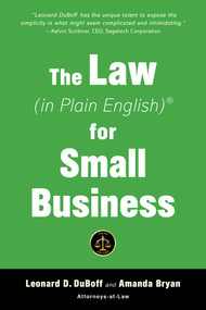 The Law (in Plain English) for Small Business (Fifth Edition) by Leonard D. DuBoff, Amanda Bryan, 9781621536871