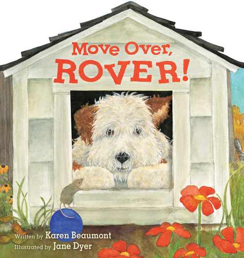 Move Over, Rover! (shaped board book) by Karen Beaumont, Jane Dyer, 9781328606358