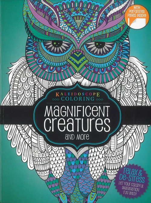 Coloring Book-Magnificent Creatures And More (Kaleidoscope Coloring) by Hinkler, 9781488907210