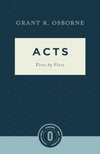 Acts Verse by Verse by Grant R. Osborne, 9781683592747