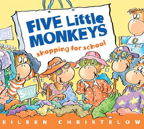 Five Little Monkeys Shopping for School by Eileen Christelow, Eileen Christelow, 9781328612861
