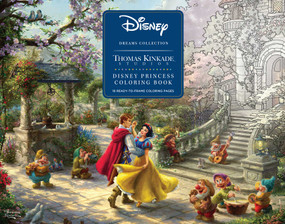 Disney Dreams Collection Thomas Kinkade Studios Disney Princess Coloring Poster by Thomas Kinkade, 9781449497071