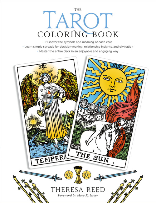 The Tarot Coloring Book by Theresa Reed, Mary Greer, 9781622037902