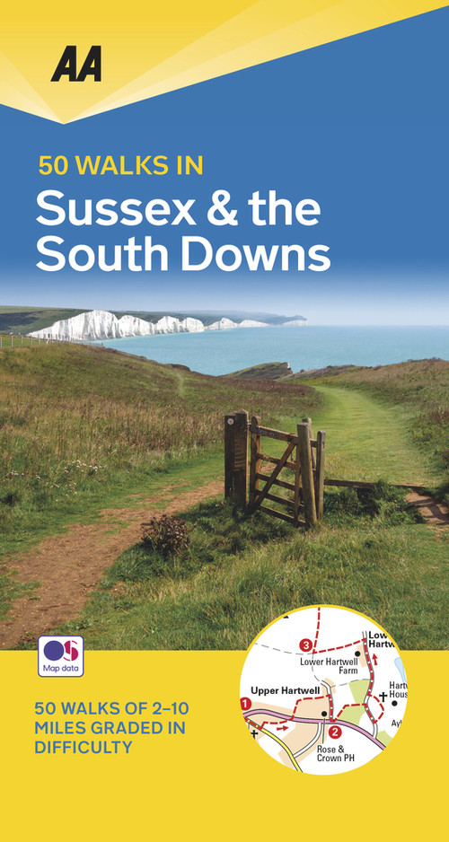 50 Walks In Sussex by AA Publishing, 9780749581244
