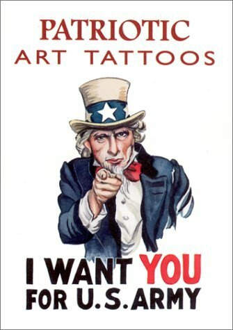 Patriotic Art Tattoos (Miniature Edition) by Marty Noble, 9780486413648