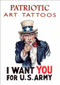 Patriotic Art Tattoos (Miniature Edition) by Marty Noble, 9780486413648