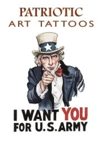 Patriotic Art Tattoos by Marty Noble, 9780486413648