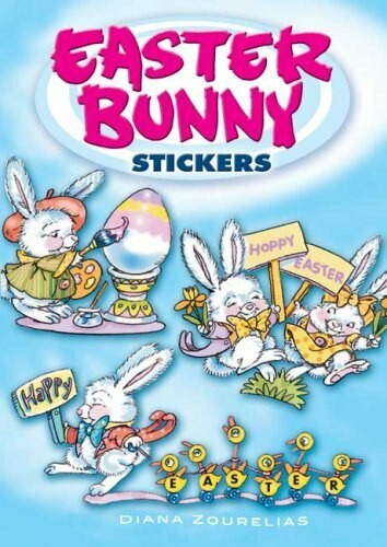 Easter Bunny Stickers (Miniature Edition) by Diana Zourelias, 9780486462035