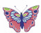 Shiny Butterflies Stickers (Miniature Edition) by Marty Noble, 9780486439365