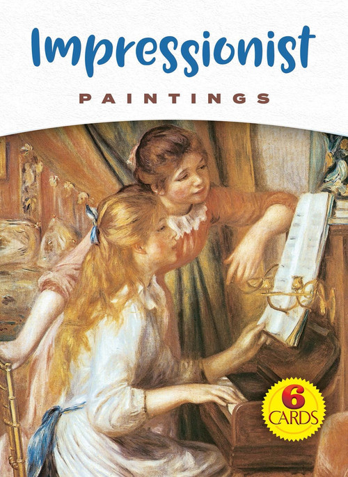 Impressionist Paintings (6 Cards) (Miniature Edition) by Dover, 9780486837932