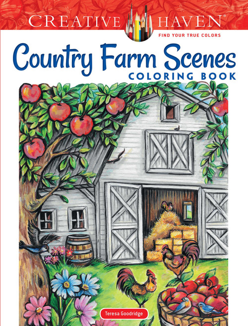 Creative Haven Country Farm Scenes Coloring Book by Teresa Goodridge, 9780486836737