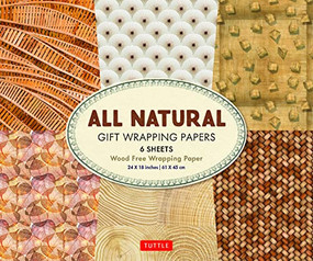 All Natural Gift Wrapping Papers 6 sheets (24 x 18 inch (61 x 45 cm) Wrapping Paper) by Tuttle Studio, 9780804852227