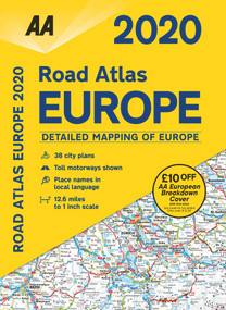 Road Atlas Europe 2020 by AA Publishing, 9780749581435