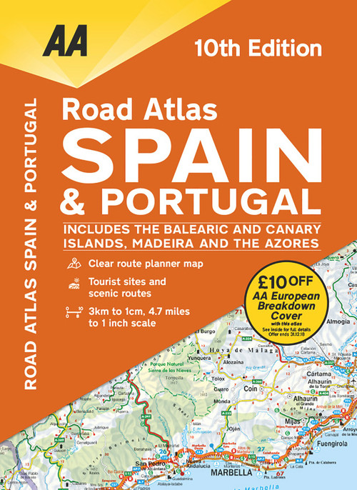 Road Atlas Spain & Portugal - 9780749581138 by AA Publishing, 9780749581138