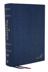 NKJV, MacArthur Study Bible, Blue Cloth over Board, Comfort Print (Unleashing God's Truth One Verse at a Time (Holy Bible, New King James Version)) by John F. MacArthur, Thomas Nelson, 9780785223030