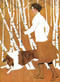 Birches Notebook (Cover art from Life Magazine, October 28, 1911) (Miniature Edition) by Coles Phillips, 9780486838090